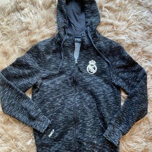 Real Madrid CF Soccer Zip Front Hoodie